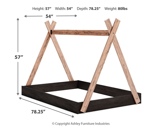 Ashley Express - Piperton Full Tent Complete Bed in Box