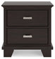 Covetown Full Panel Bed with Mirrored Dresser, Chest and Nightstand