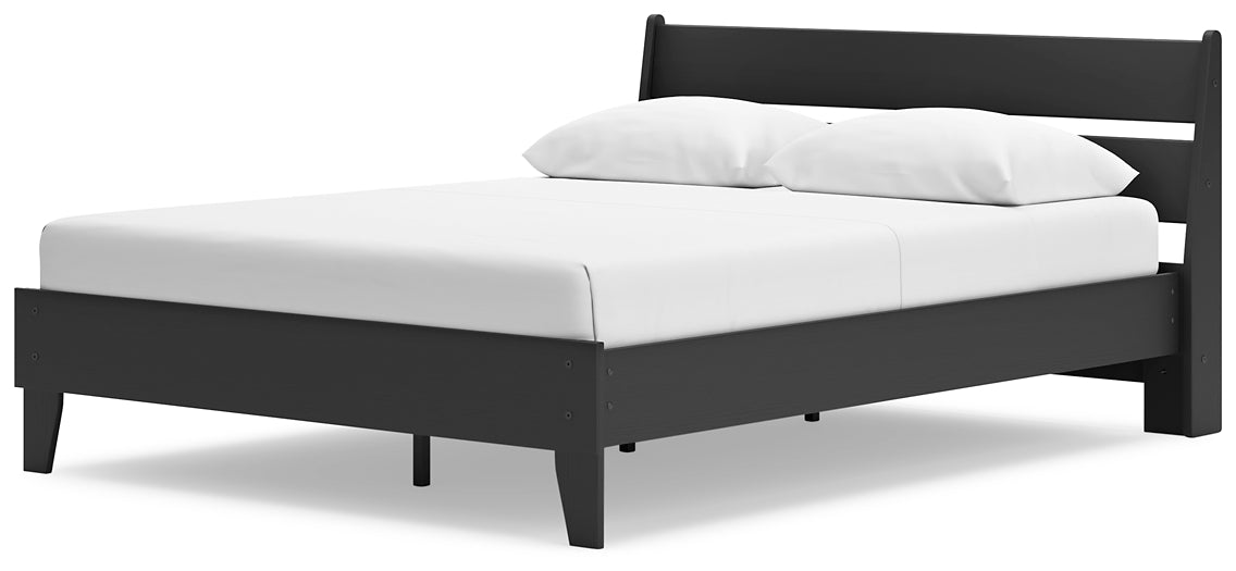 Ashley Express - Socalle Queen Panel Platform Bed with Dresser, Chest and Nightstand