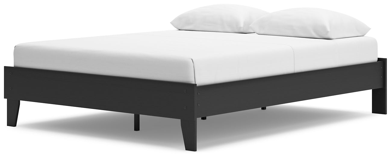 Ashley Express - Socalle Queen Platform Bed with Dresser