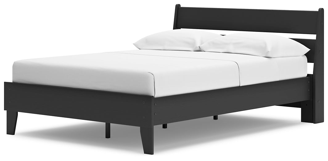 Ashley Express - Socalle Full Panel Platform Bed with Dresser, Chest and 2 Nightstands