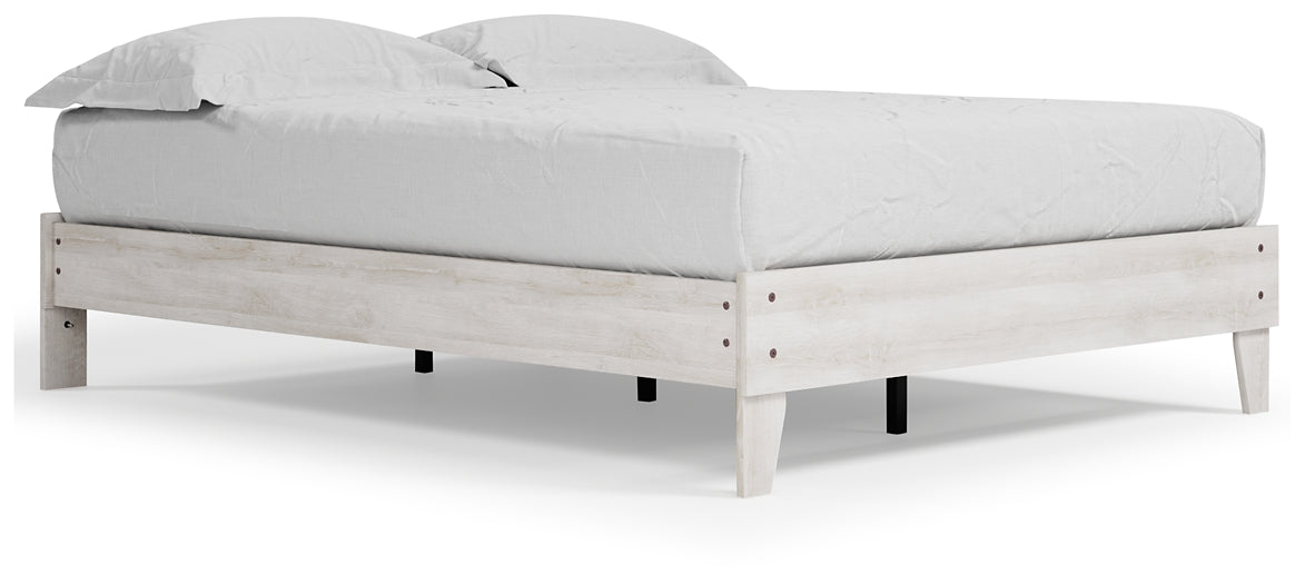 Ashley Express - Shawburn Queen Platform Bed with Dresser, Chest and 2 Nightstands