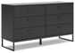 Ashley Express - Socalle Queen Panel Platform Bed with Dresser, Chest and Nightstand