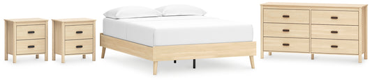 Ashley Express - Cabinella Queen Platform Bed with Dresser and 2 Nightstands