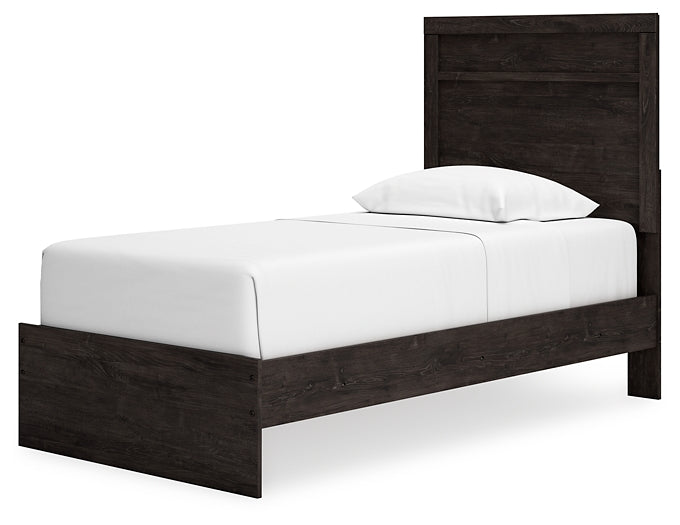 Belachime Twin Panel Bed with Dresser and 2 Nightstands