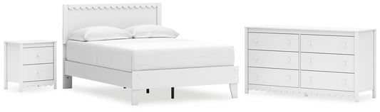 Ashley Express - Hallityn Full Panel Platform Bed with Dresser and Nightstand