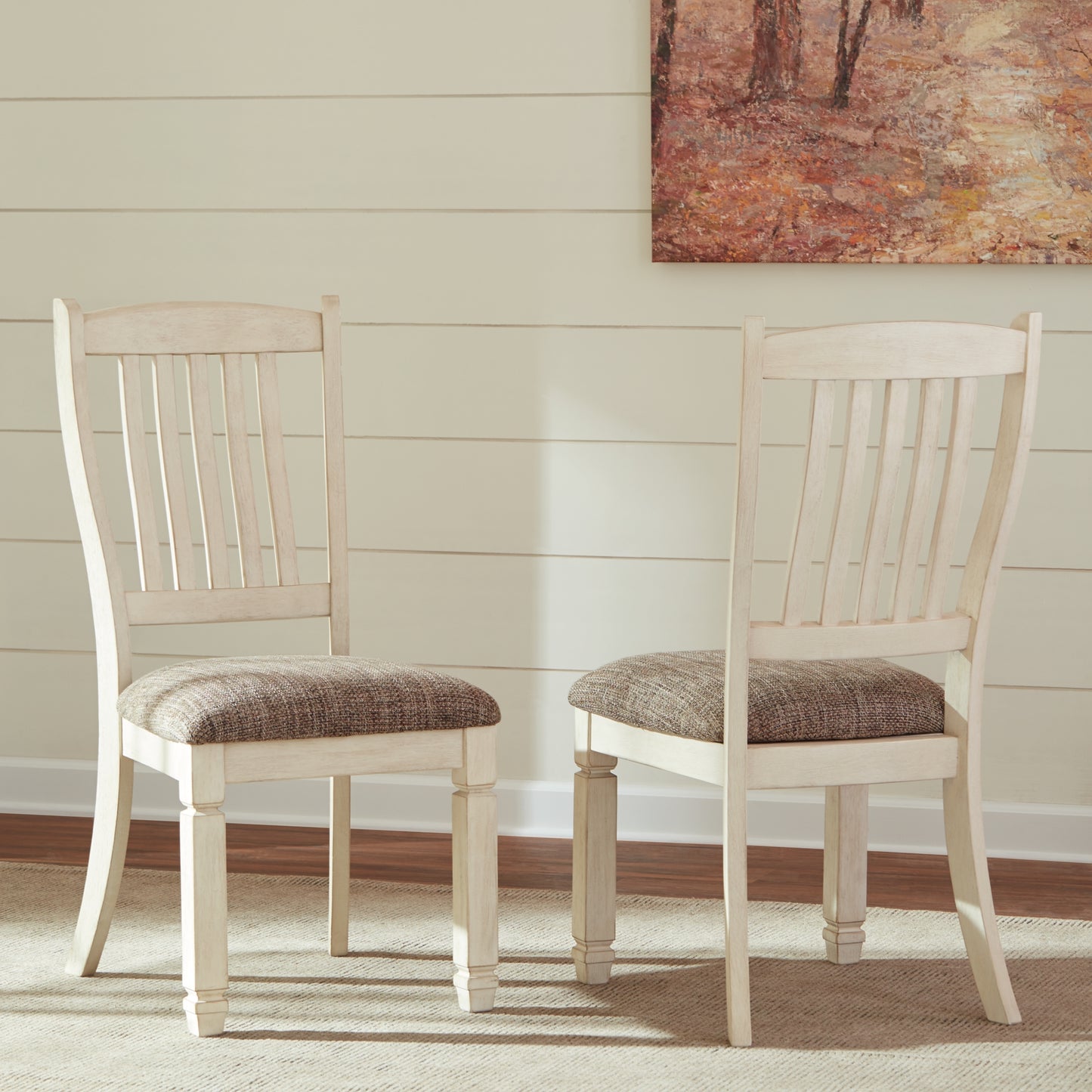 Bolanburg Dining Table and 2 Chairs and 2 Benches