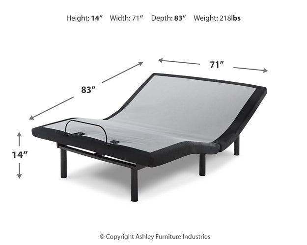 14 Inch Ashley Hybrid Mattress with Adjustable Base